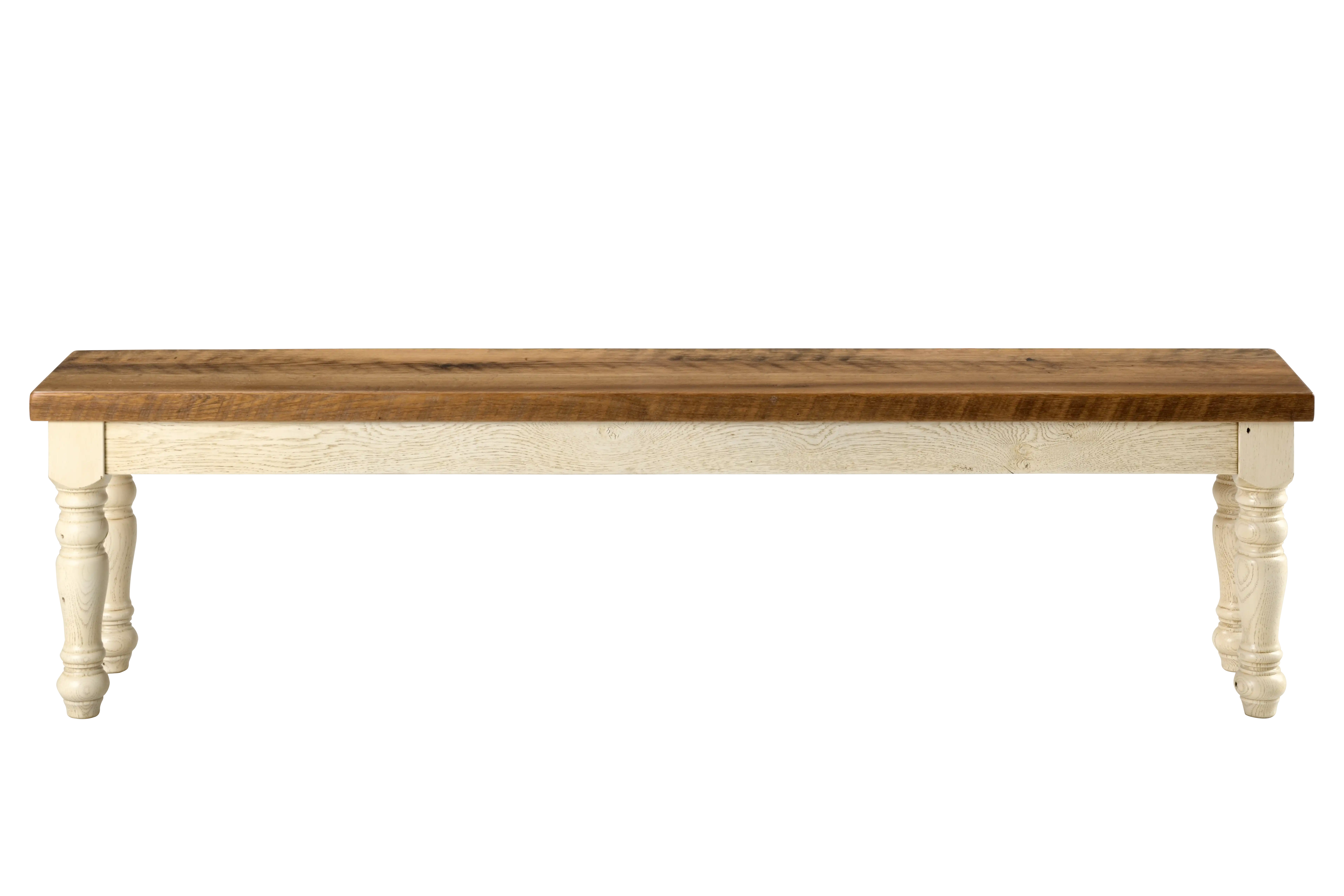 Amish Farmhouse Solid Hardwood Dining Bench - Yes, 69'', , Barnwood, Pearl, Barnwood, Clear, , Amish Farmhouse Solid Hardwood Dining Bench - 281-556-YBKZE