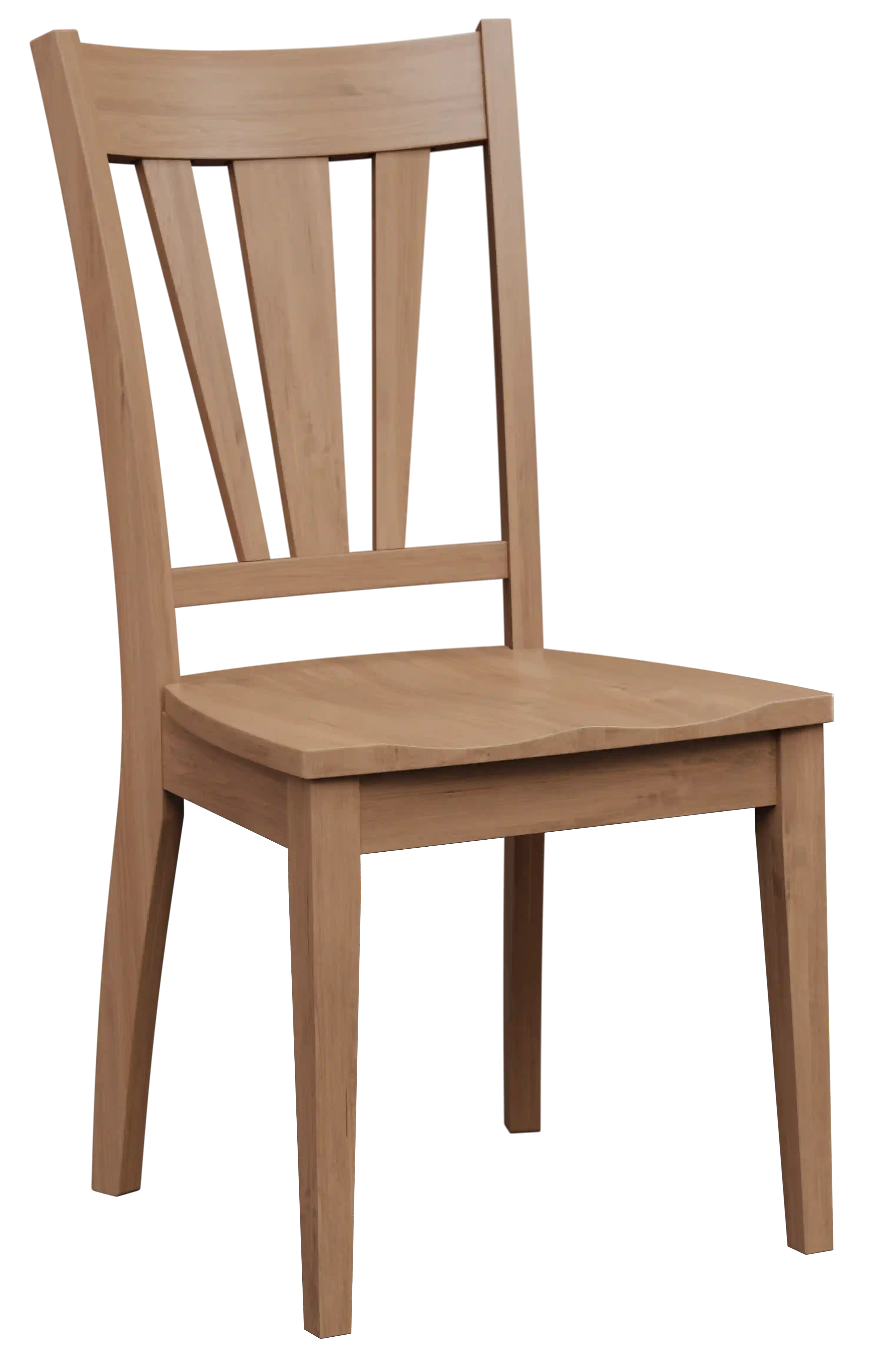Amish Dayton Solid Hardwood Dining Side Chair - No, , , , , Brown Maple, D22N08963 Sandstone Amish Dayton Solid Hardwood Dining Side Chair - 281-682-APZ