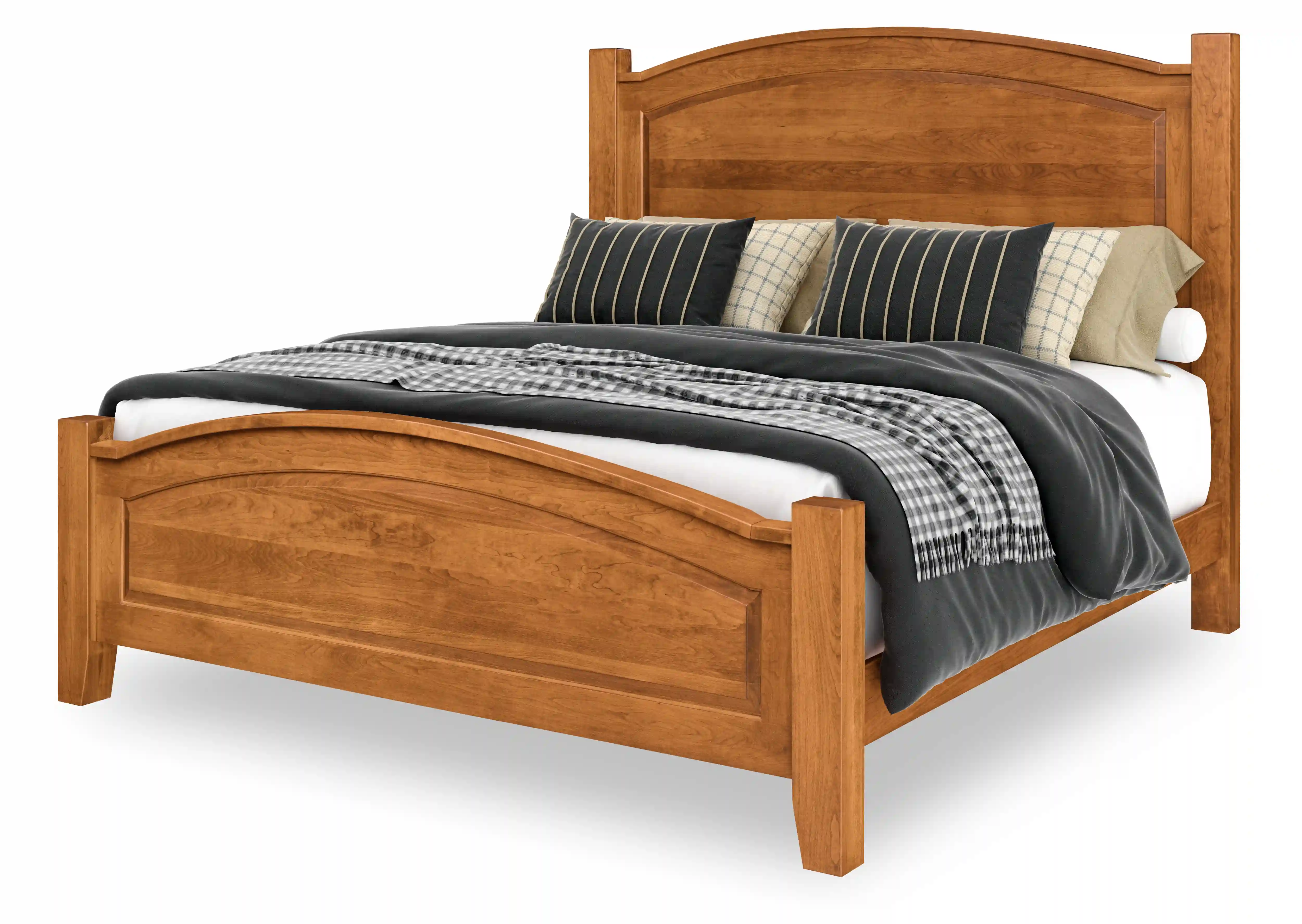 Carlston Royal Bed - Sap Cherry, Sealy, King Carlston Royal Bed - 310-O-O-YBA