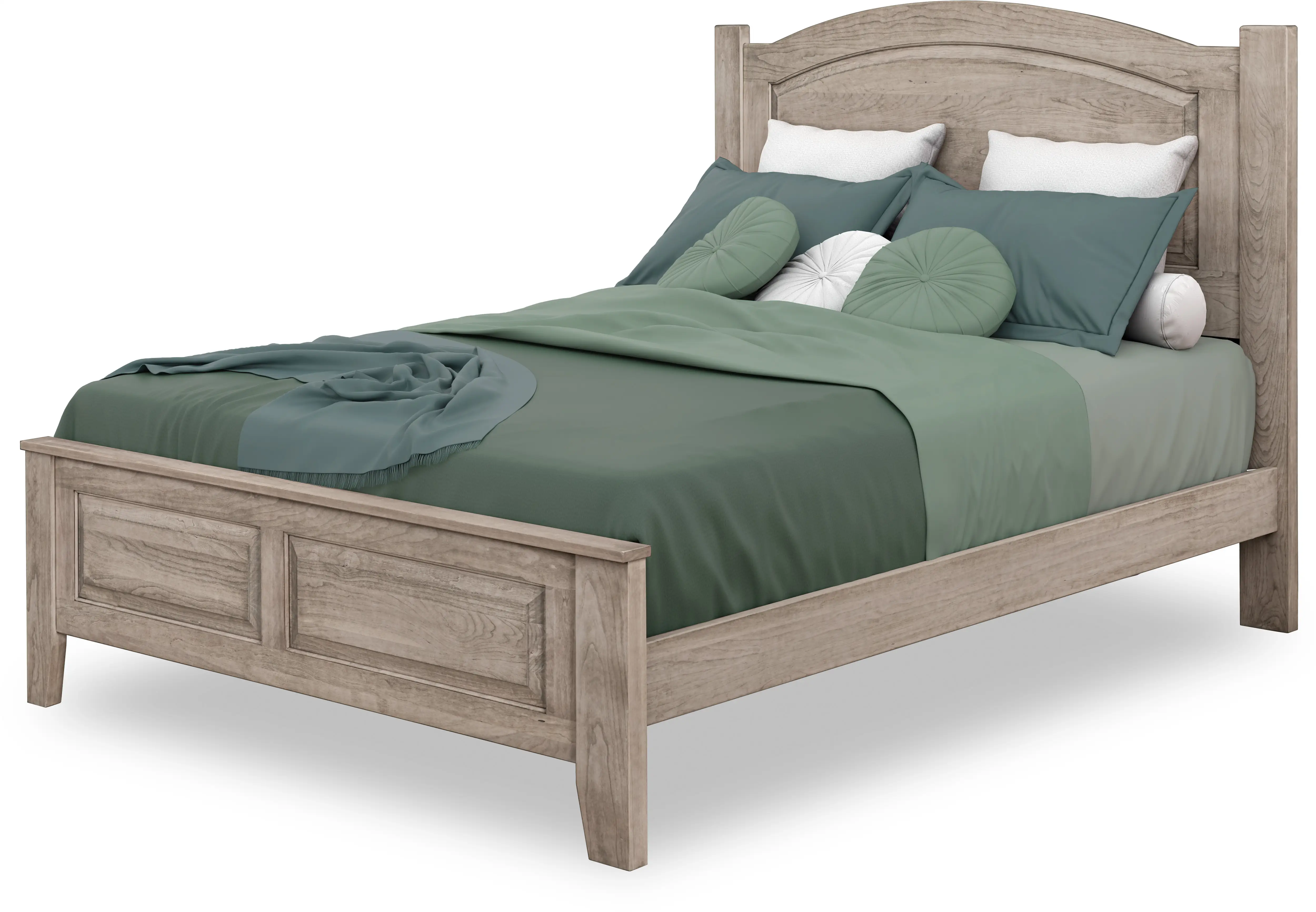 Carlston Bed - Sap Cherry, Mineral, Queen with High Footboard Carlston Bed - 310-O-YBA