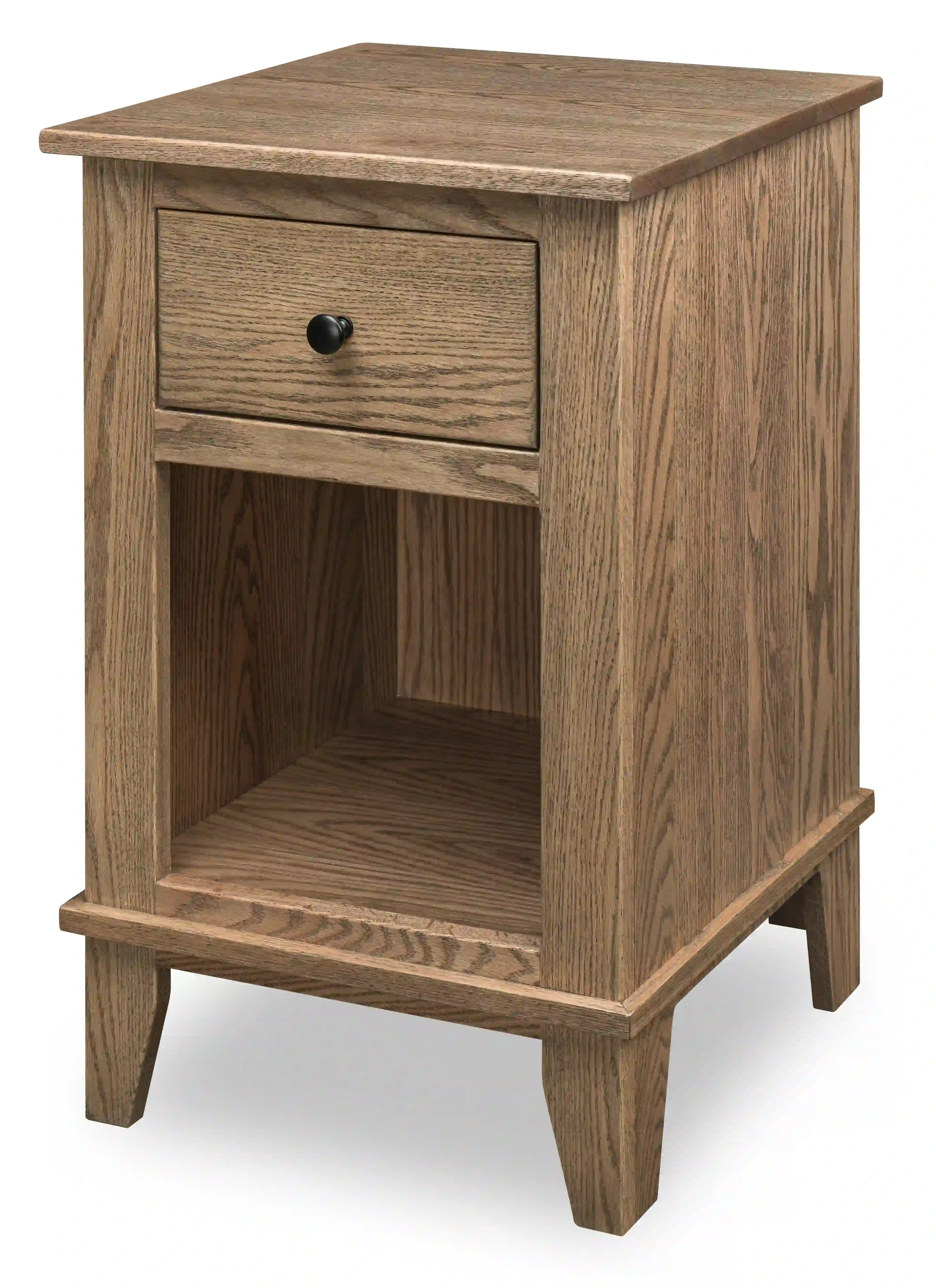 Madison 1-Drawer Nightstand - No, , , , , Oak, FC47872 Bel Air, Black Knobs, 53005-FB Madison 1-Drawer Nightstand - 310-Q-34